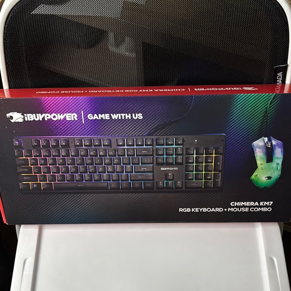 Chimera KM7 RGB Keyboard and Mouse Combo - Black